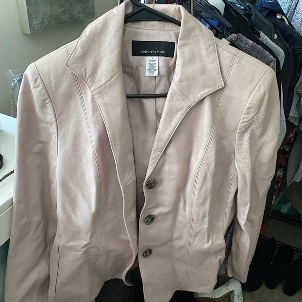 Vintage Pink leather jacket